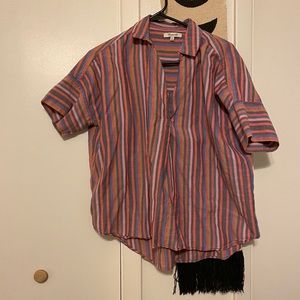 Madewell rainbow courier shirt
